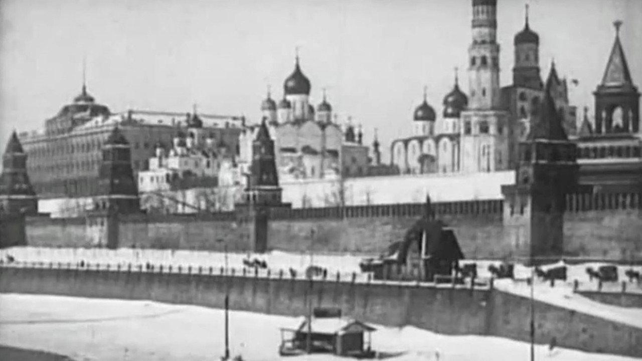 Moscow Clad in Snow backdrop