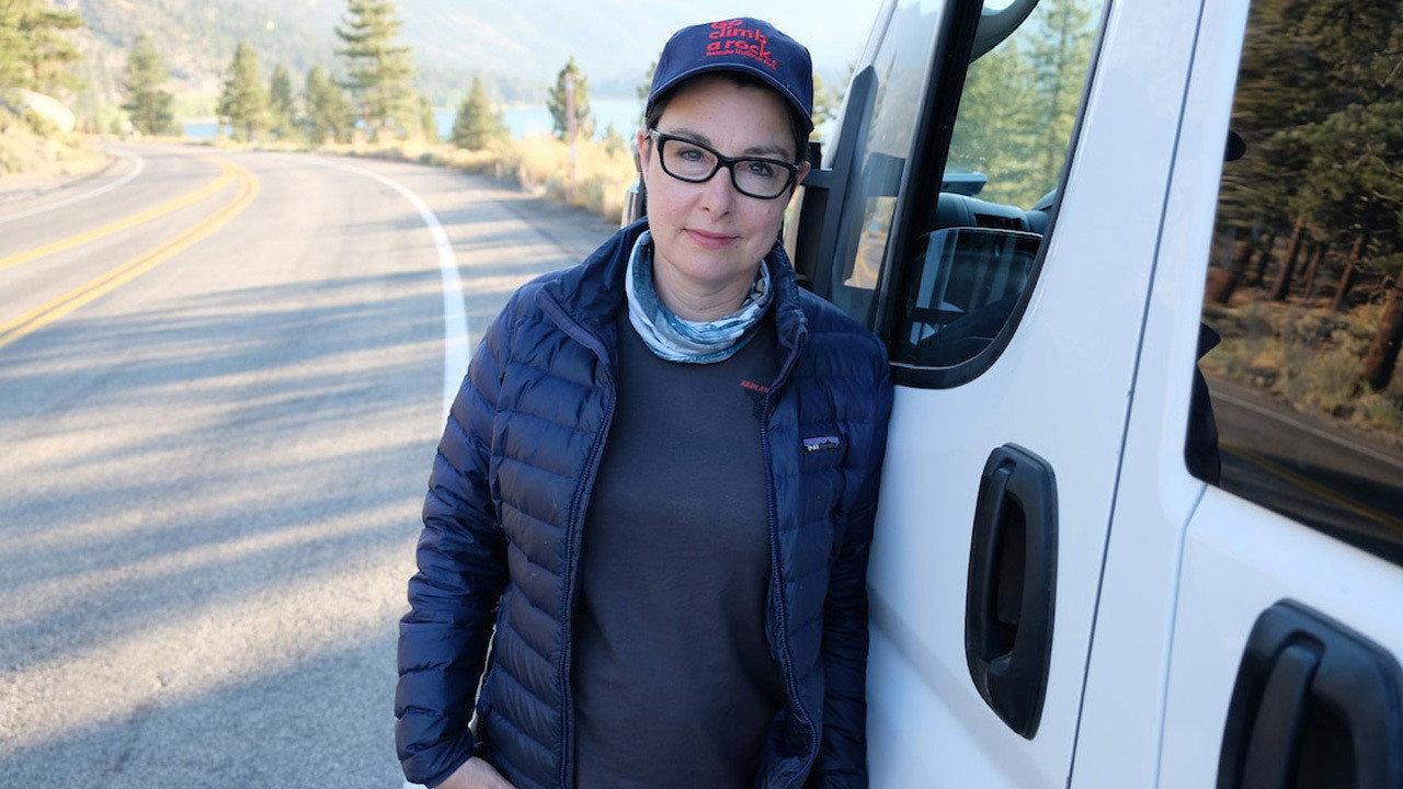 Sue Perkins' Big American Road Trip backdrop