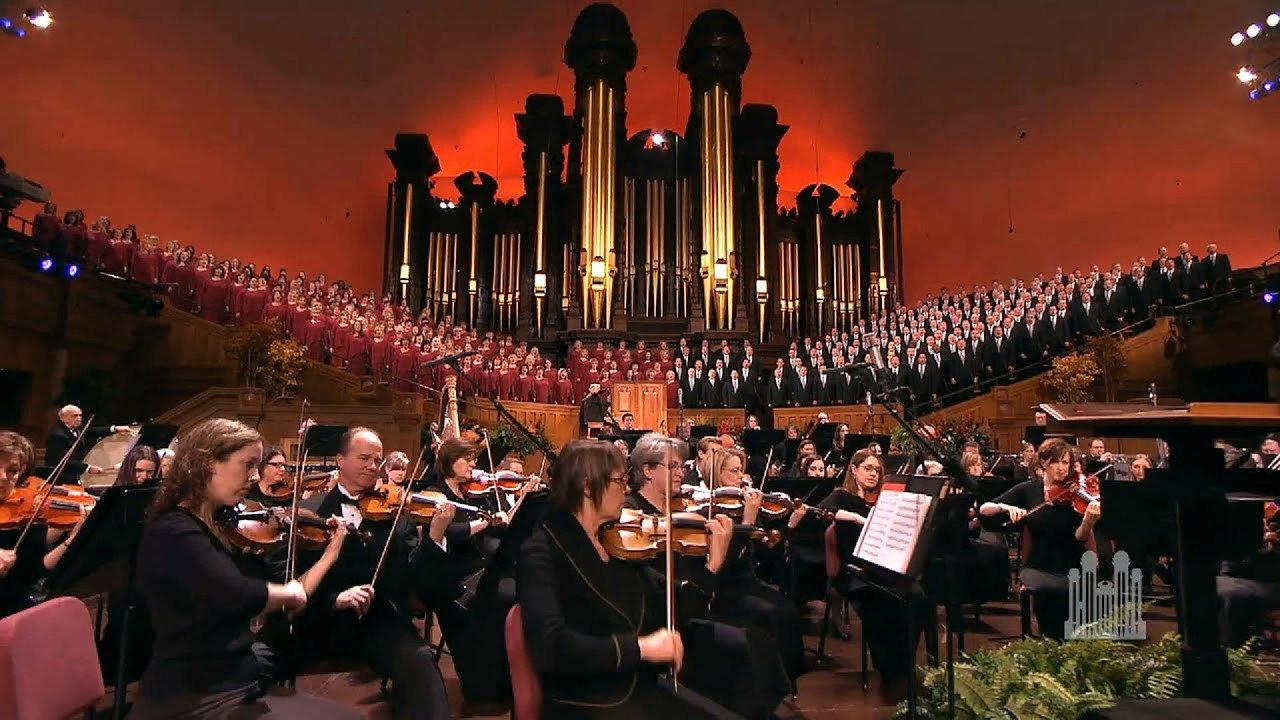 Christmas with the Mormon Tabernacle Choir and Orchestra at Temple Square featuring Sissel backdrop