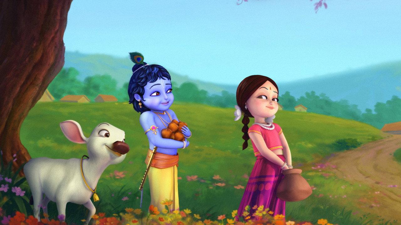 Little Krishna backdrop