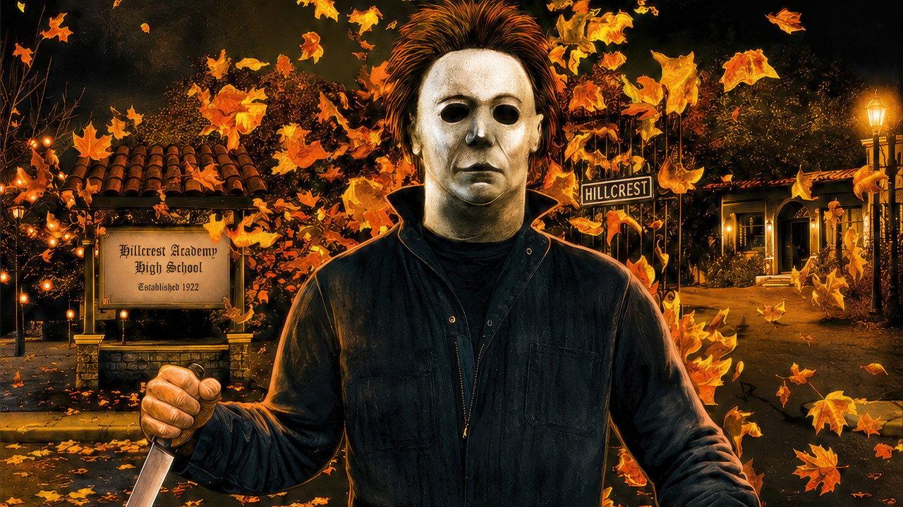 Halloween H20: 20 Years Later backdrop