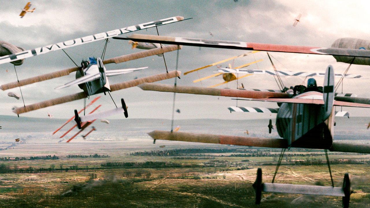 The Red Baron backdrop