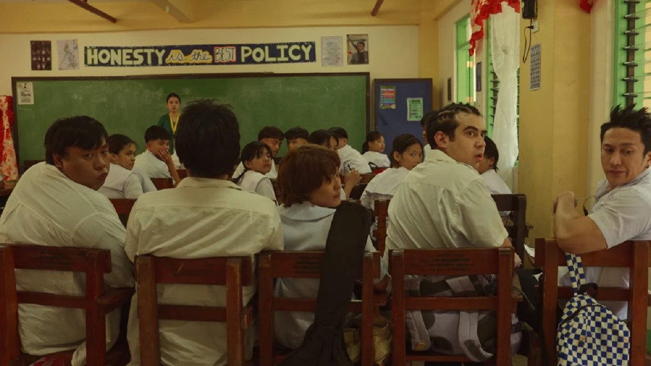 Boys at the Back backdrop