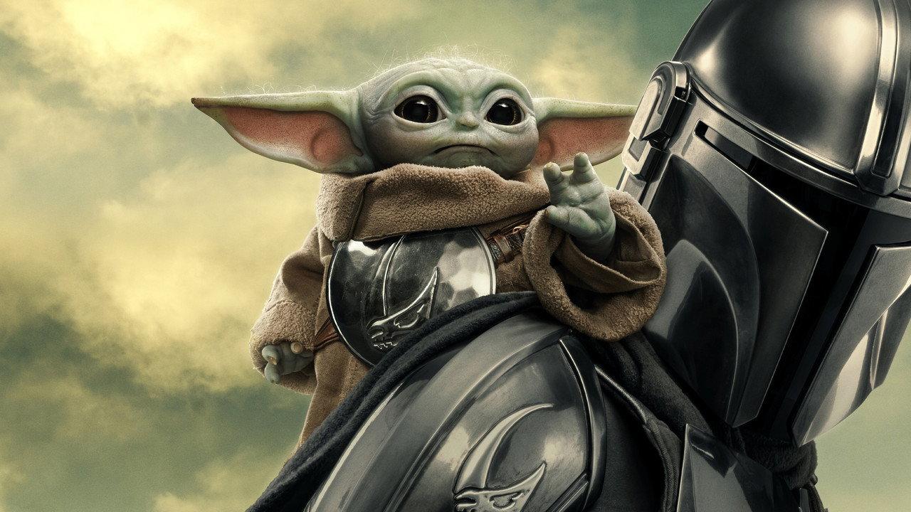 The Mandalorian and Grogu backdrop