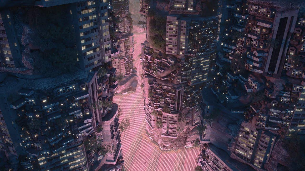 Planet City backdrop