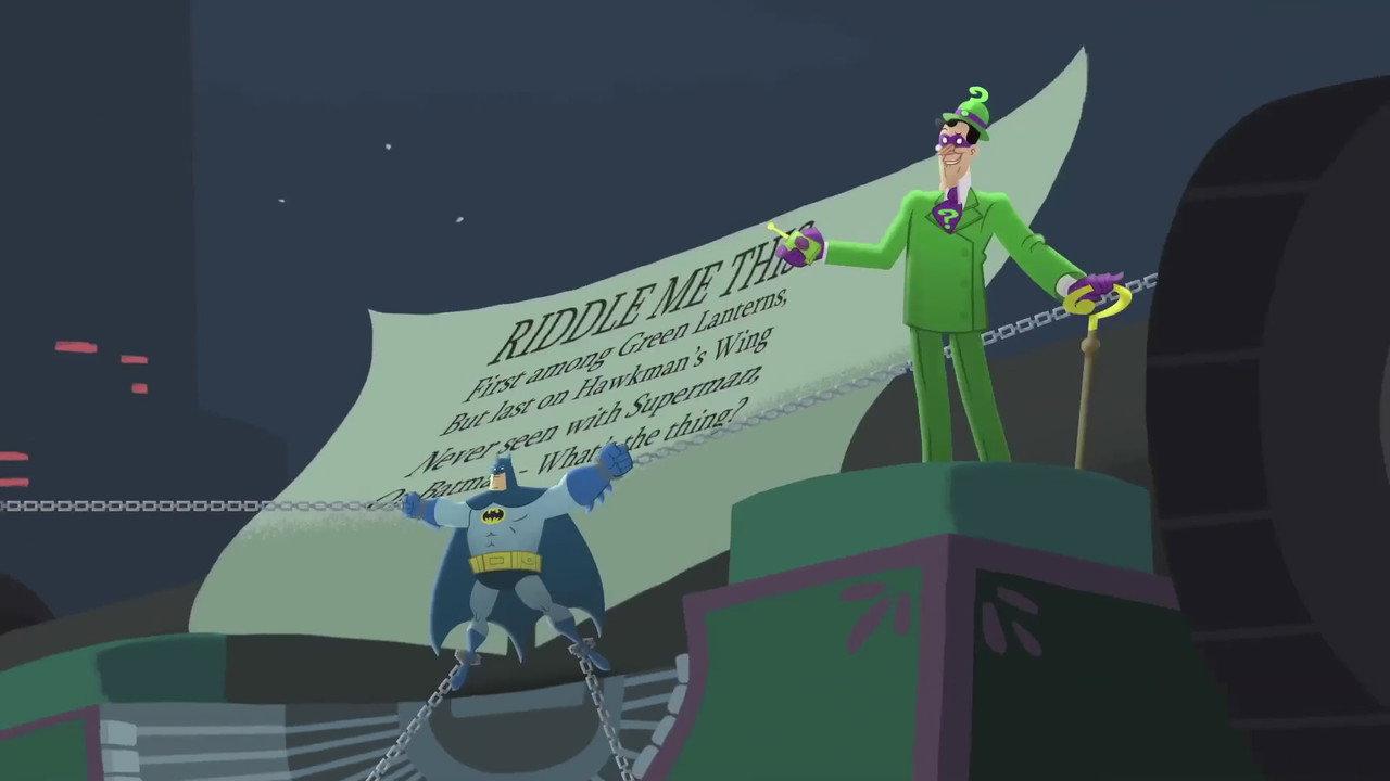 The Riddler: Riddle Me This backdrop