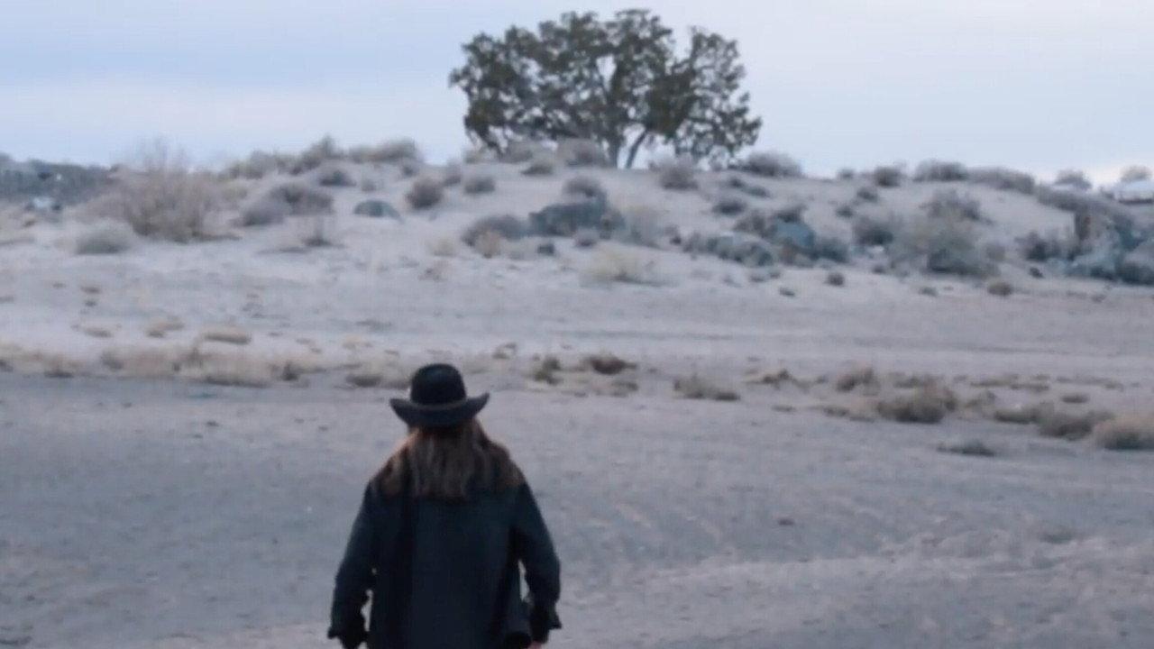 Man in the Mesa backdrop