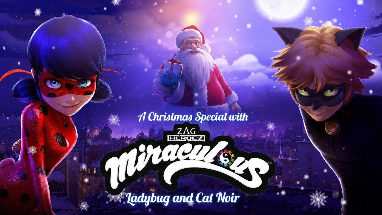 Miraculous : Ladybug sauve noël backdrop