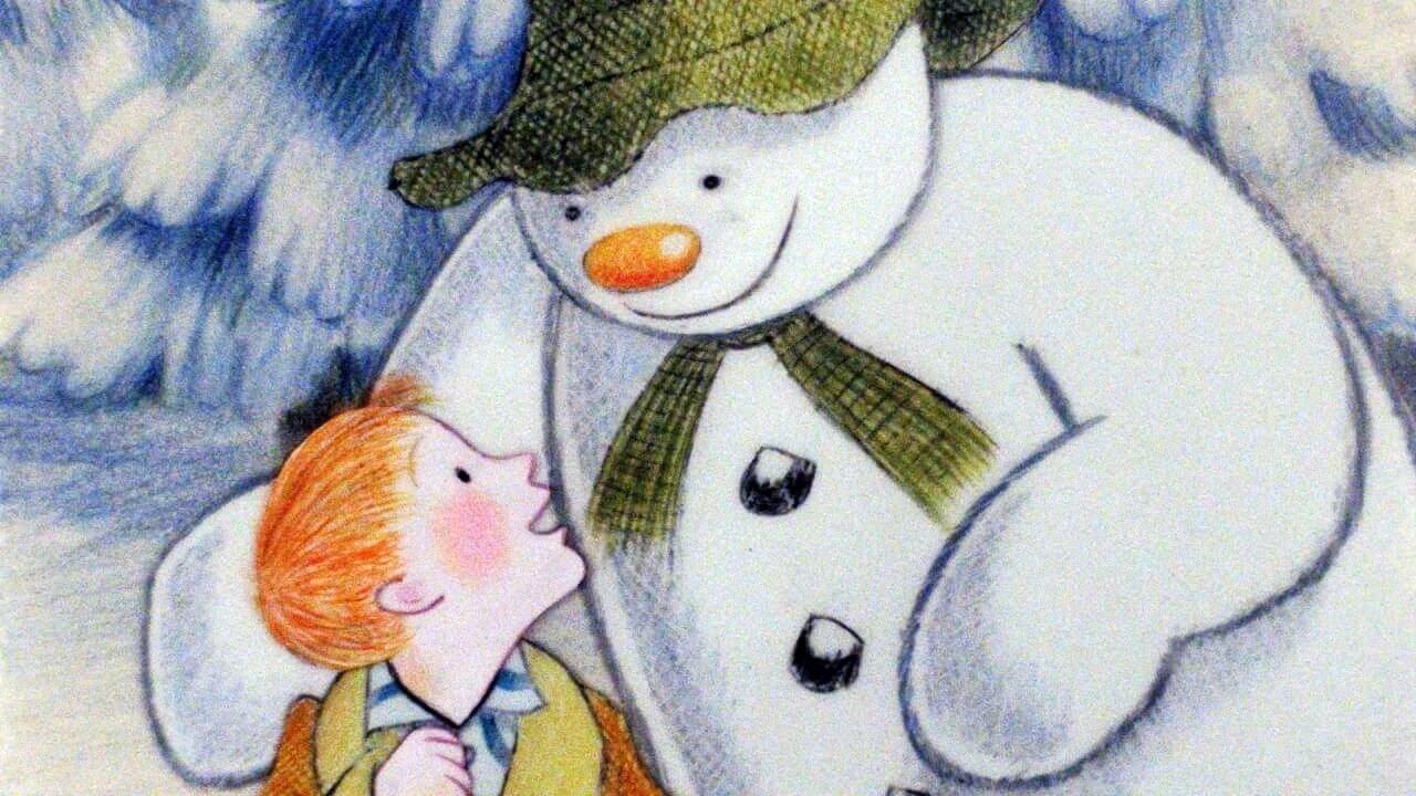 The Snowman backdrop