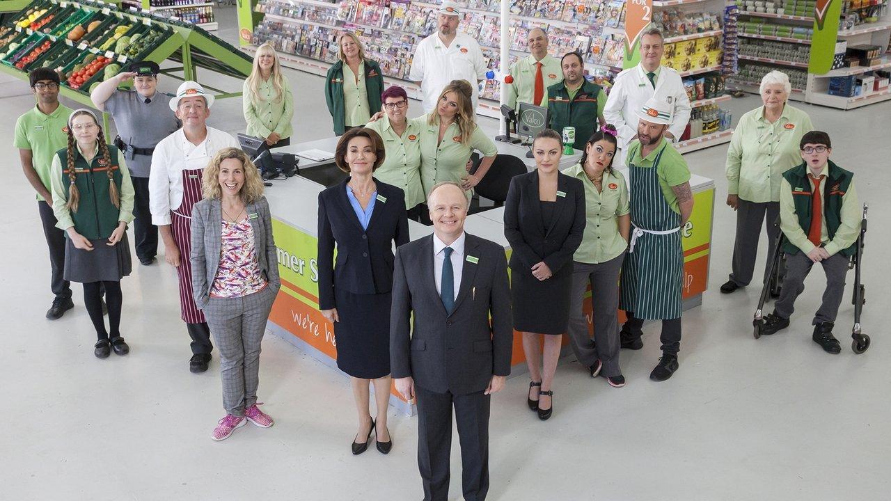 Trollied backdrop