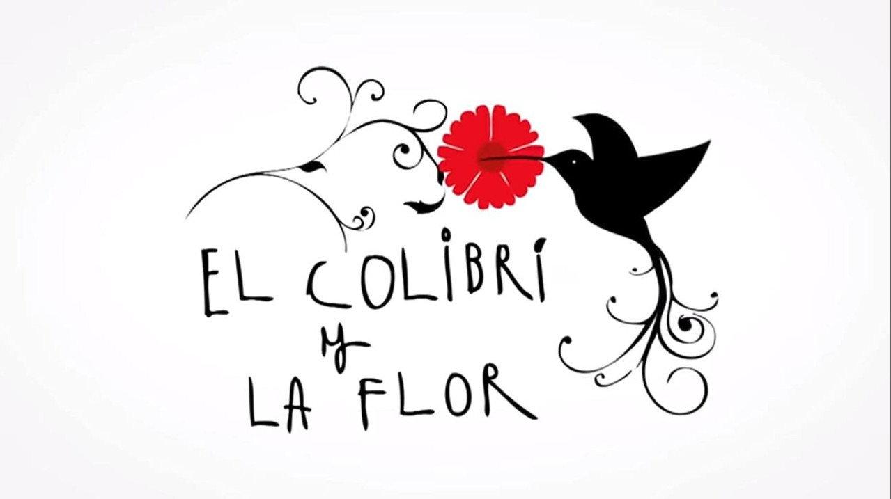 The Hummingbird and the Flower backdrop