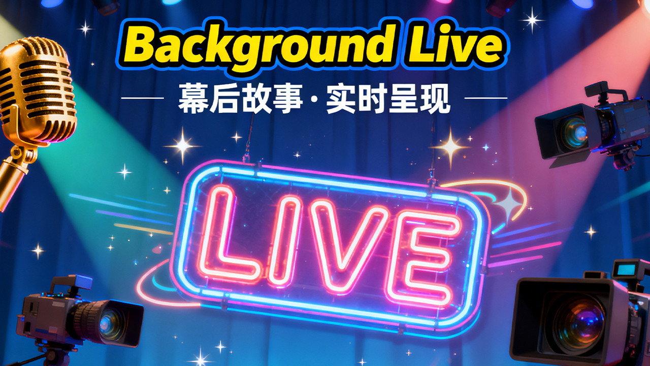 Background Live backdrop