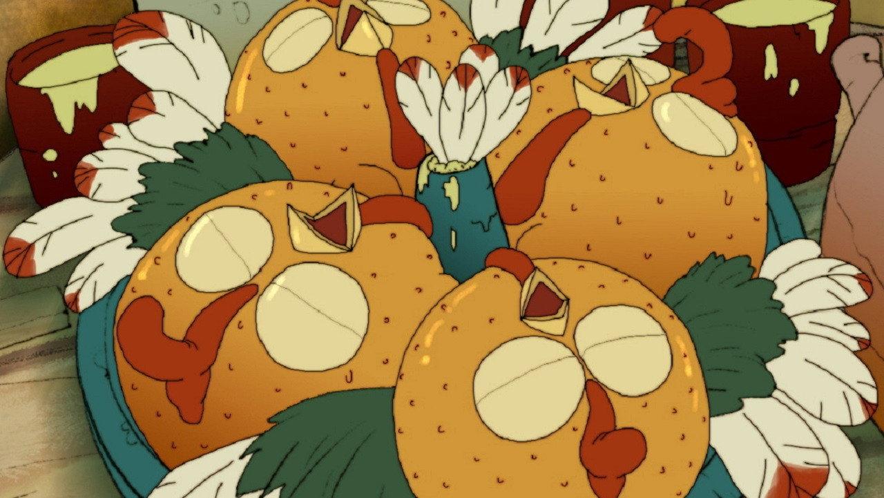 亡命鸡礼花 backdrop