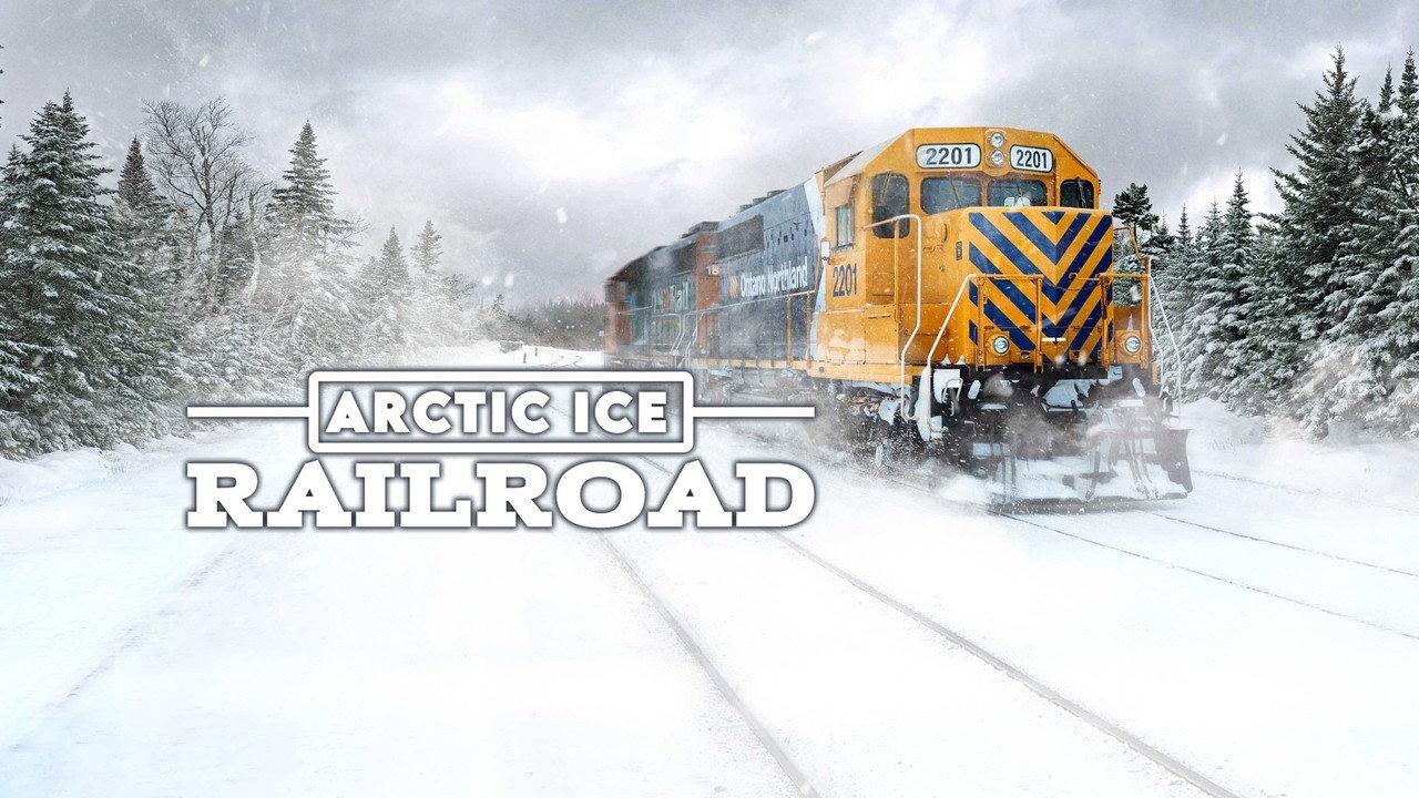Arctic Ice Railroad backdrop