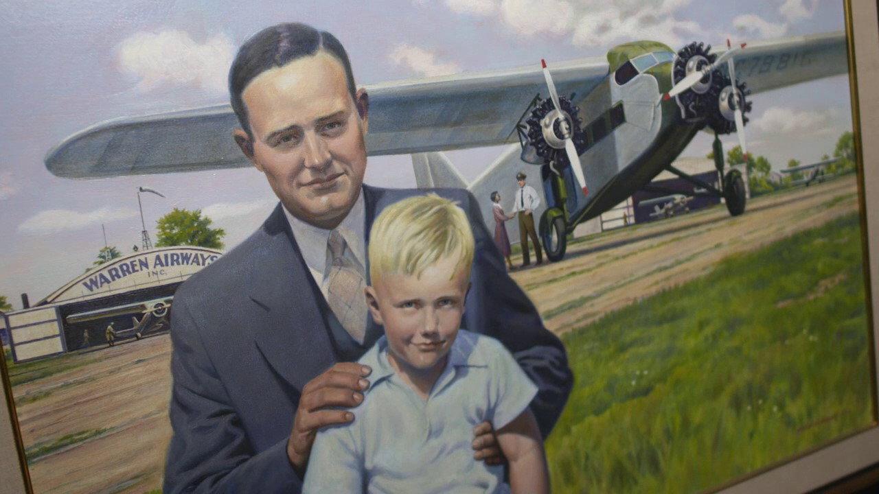 One Small Step, One Small Town: Neil Armstrong backdrop
