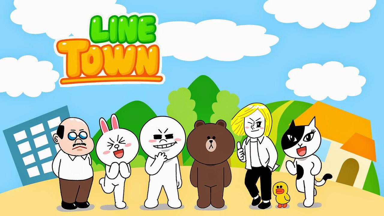 Line Town backdrop