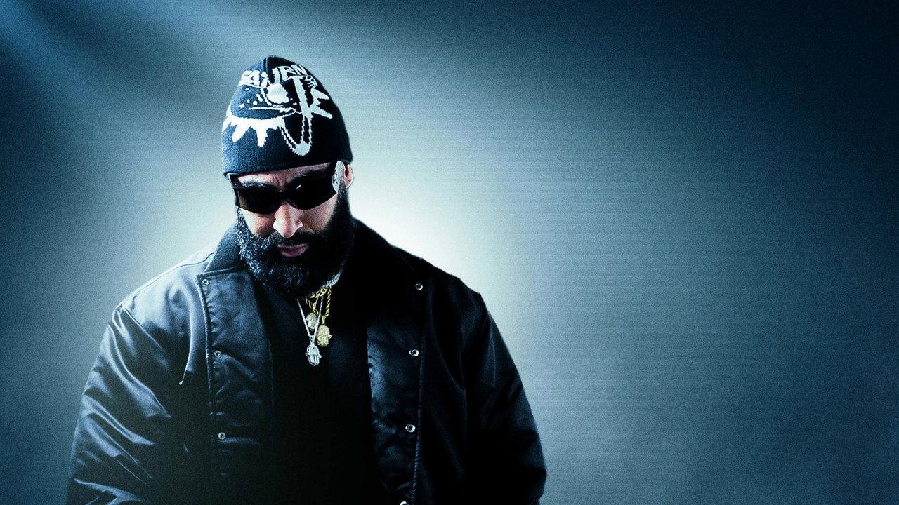 La Fouine à l'Accor Arena backdrop