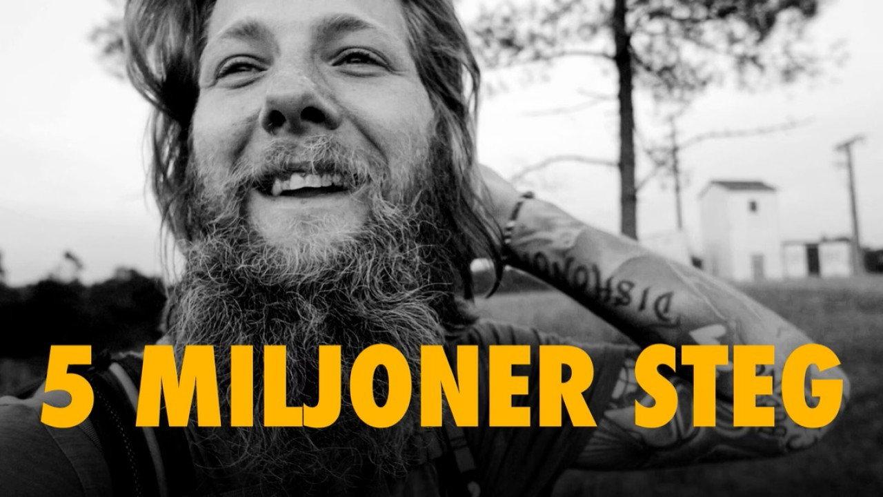 5 miljoner steg backdrop