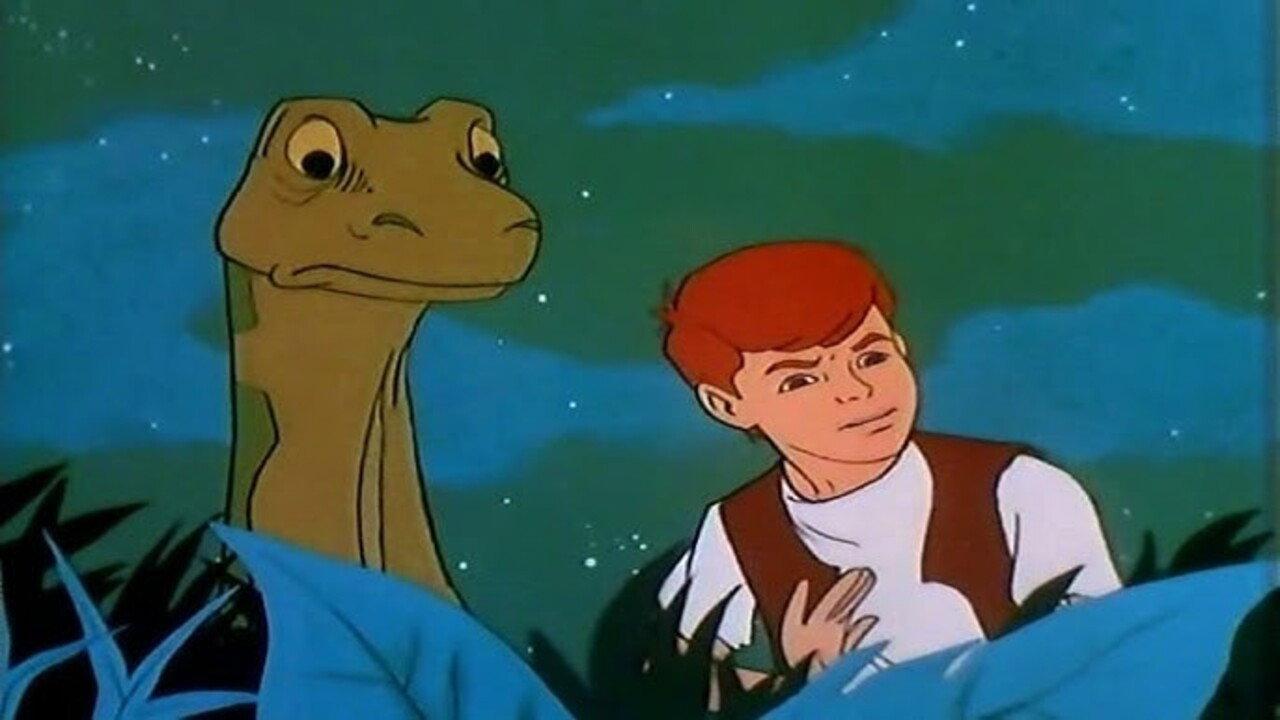 Dino Boy in the Lost Valley backdrop