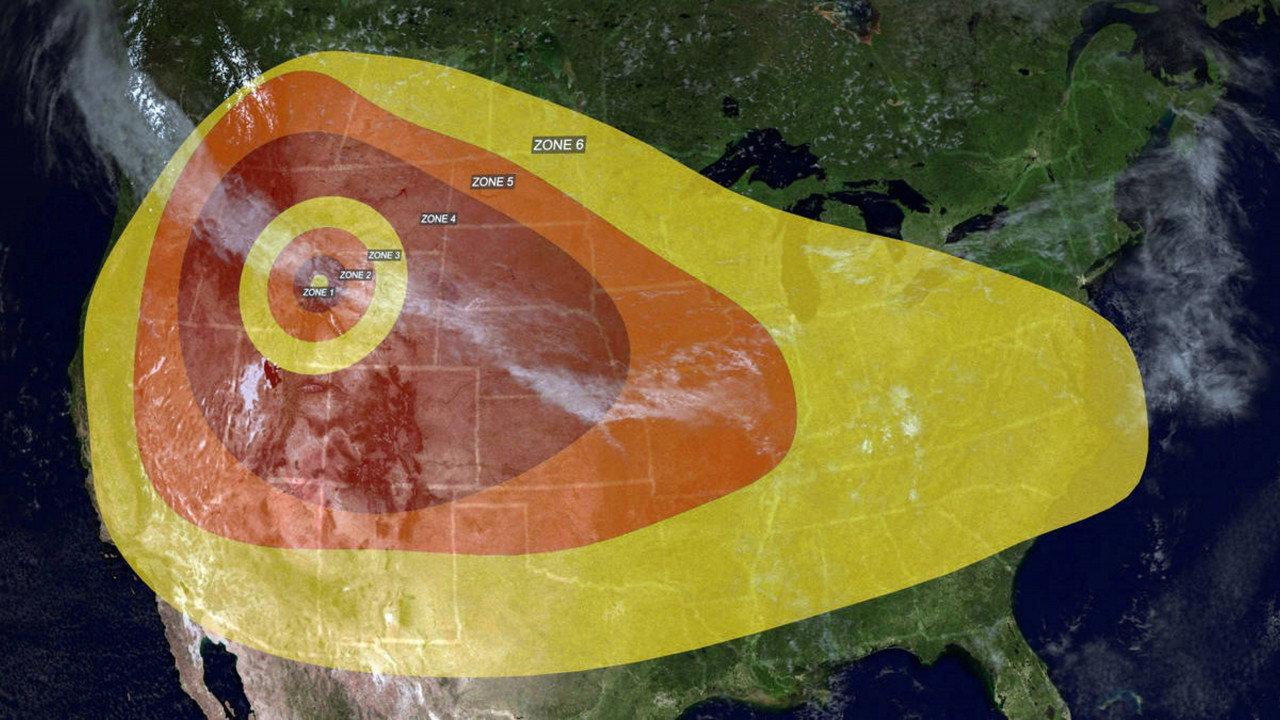 Yellowstone Supervolcano backdrop