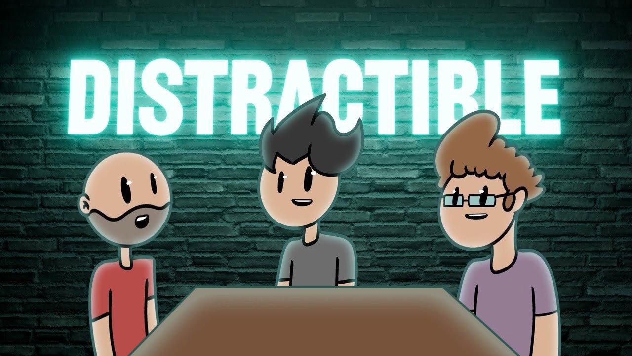Distractible backdrop