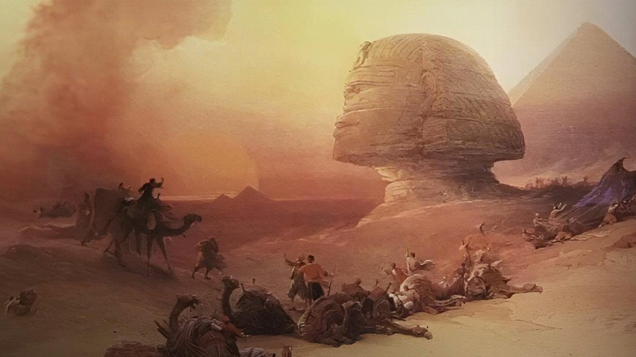 Záhady starého Egypta backdrop