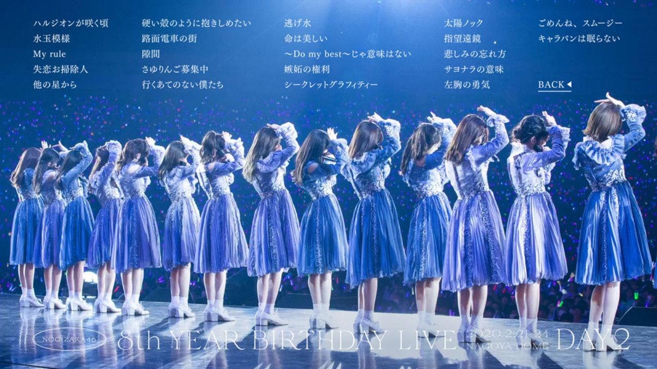 乃木坂46 8th YEAR BIRTHDAY LIVE 2020.2.21~2.24 NAGOYA DOME backdrop
