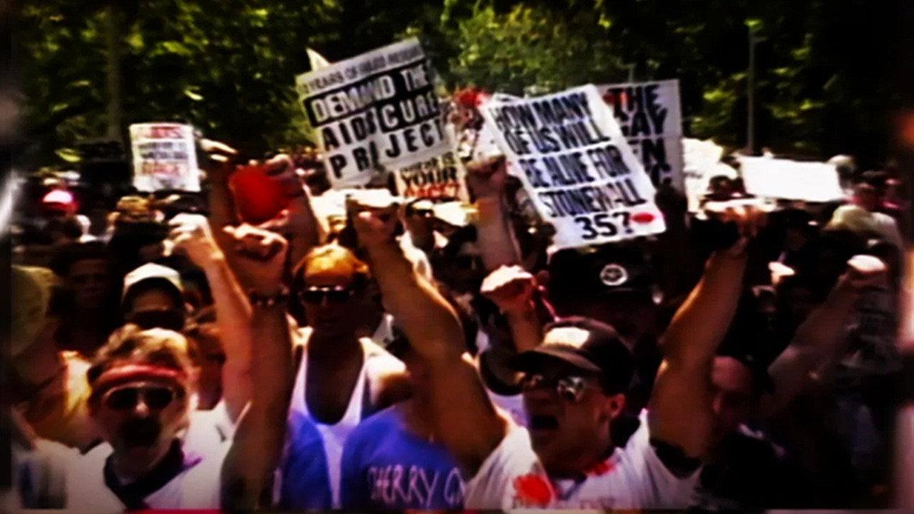 United in Anger: A History of ACT UP backdrop