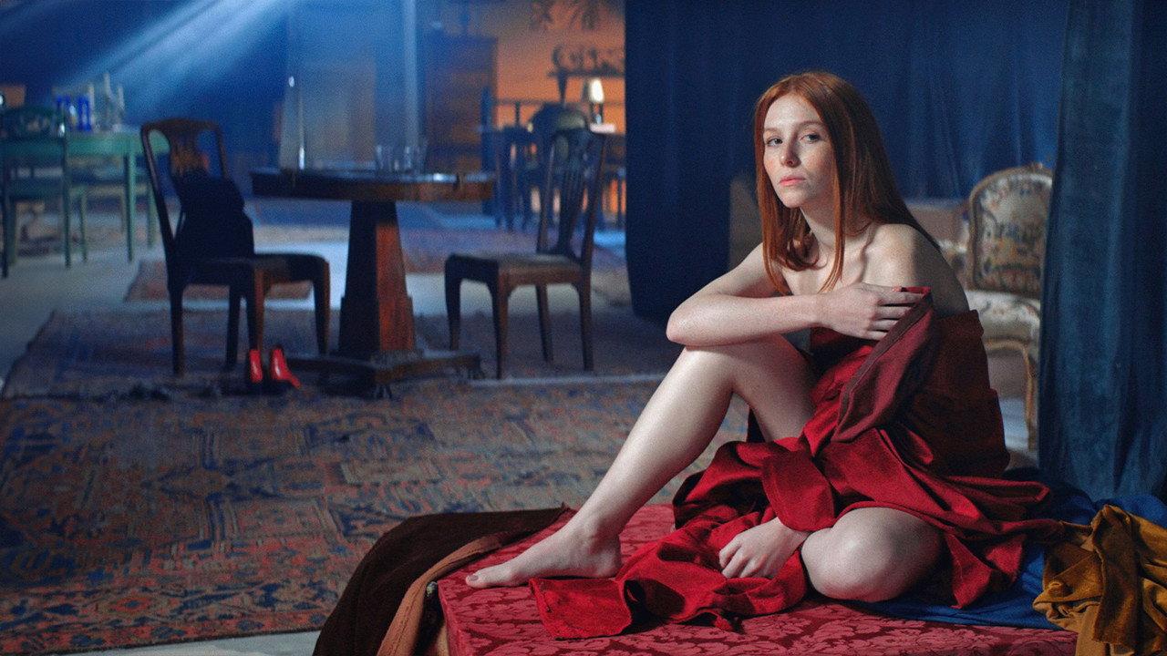 Vermelho Monet backdrop