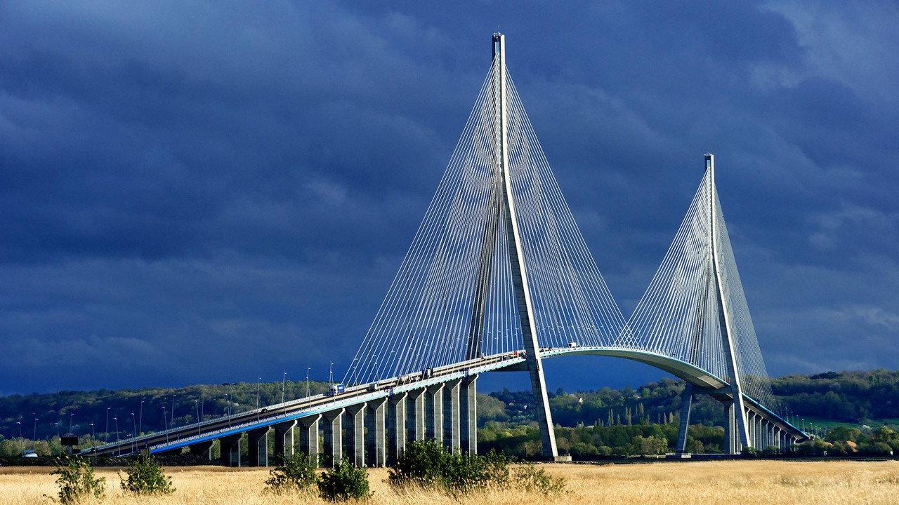 Le Pont de Normandie, un chantier hors norme backdrop