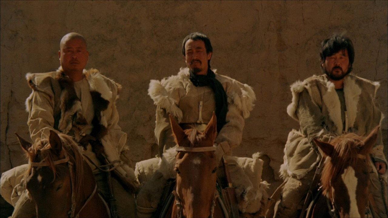 The Swordsman in Double Flag Town backdrop