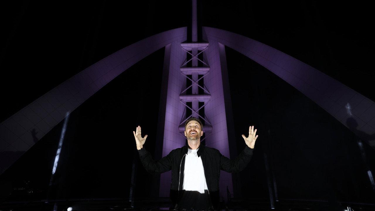 David Guetta : United at Home - Dubai backdrop