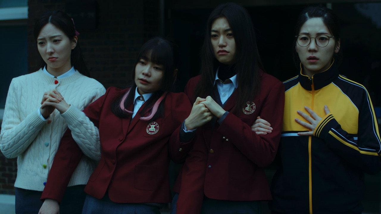 Idiot Girls and School Ghost: School Anniversary backdrop