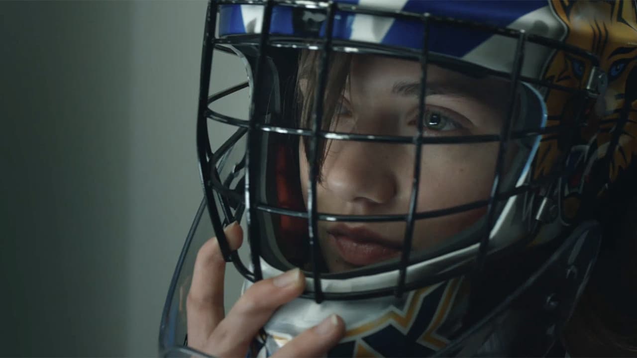 Manon aime le hockey backdrop