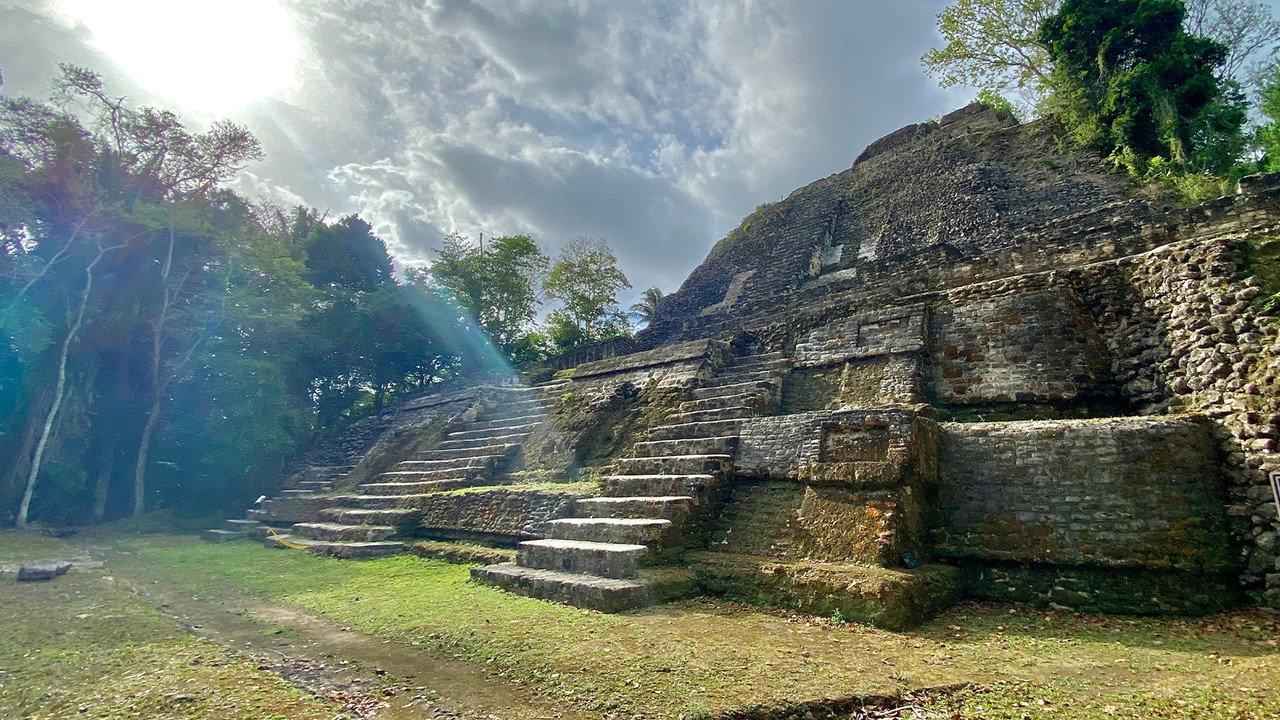 Ancient Maya Metropolis backdrop