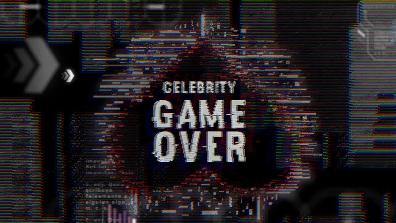 Celebrity Game Over backdrop