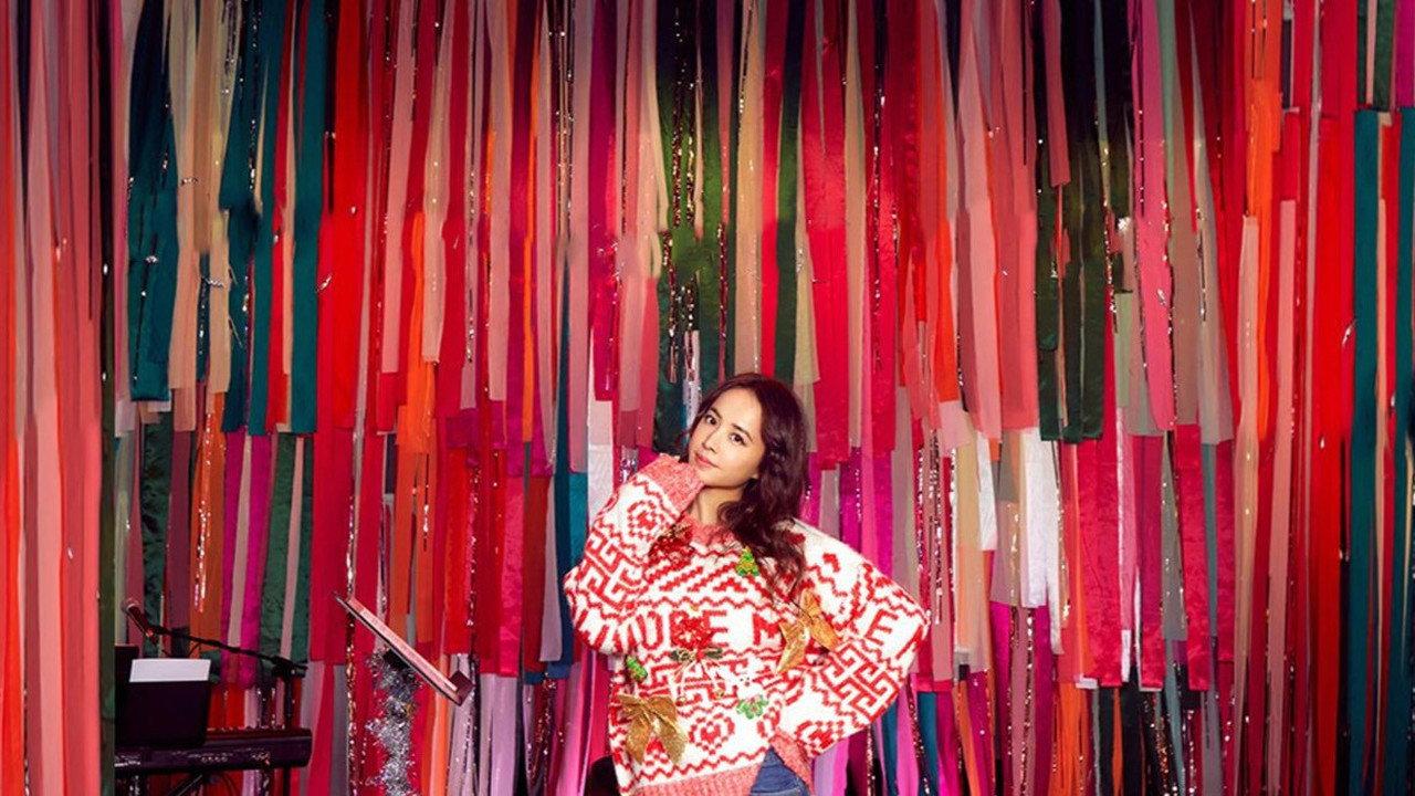 蔡依林  JOLIN 编织梦想丑毛衣派对 backdrop