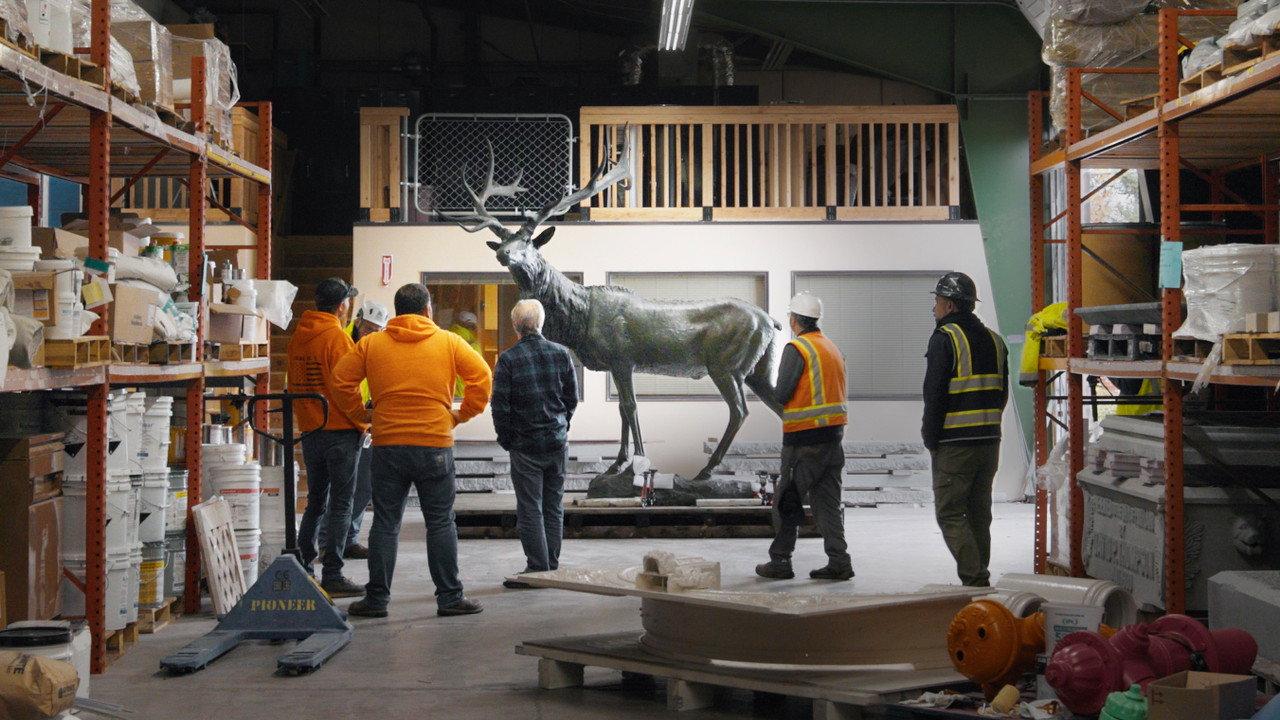 The Elk backdrop