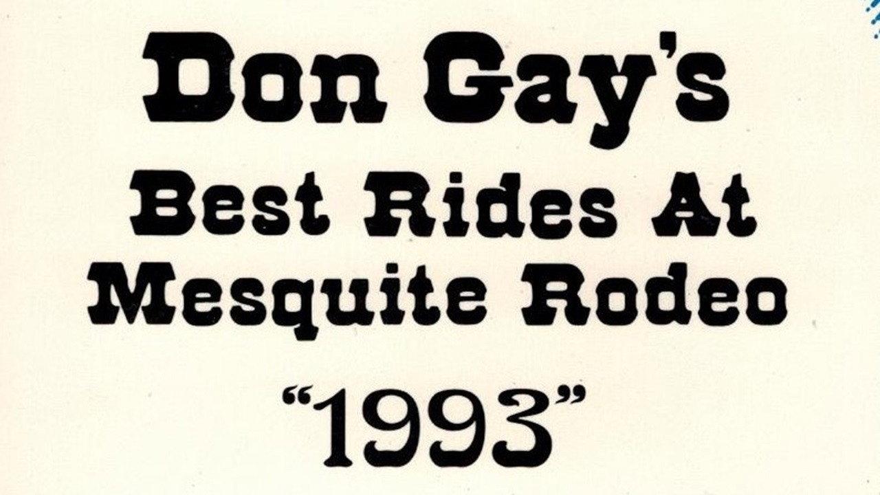 Don Gay's Best Rides At Mesquite Rodeo 1993 backdrop