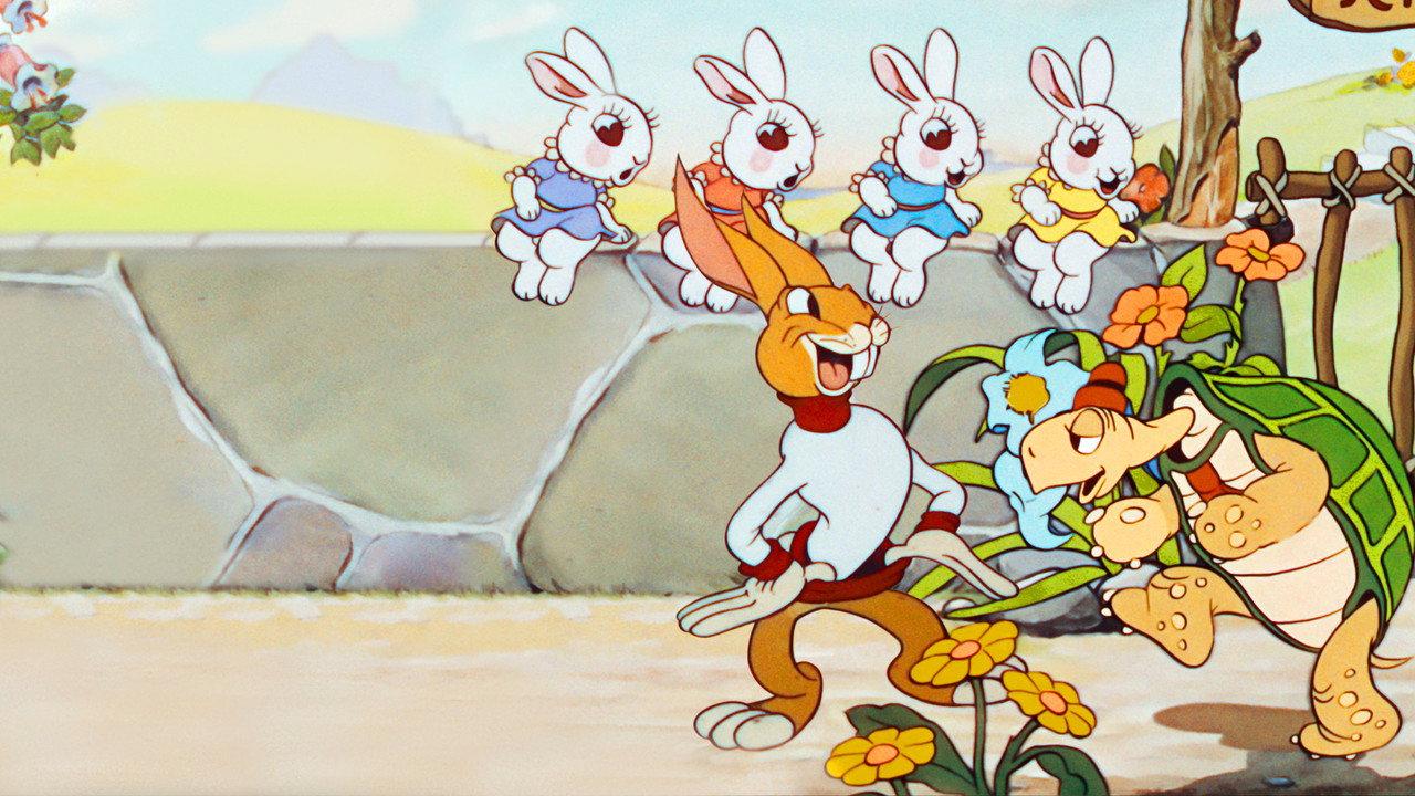 The Tortoise and the Hare backdrop