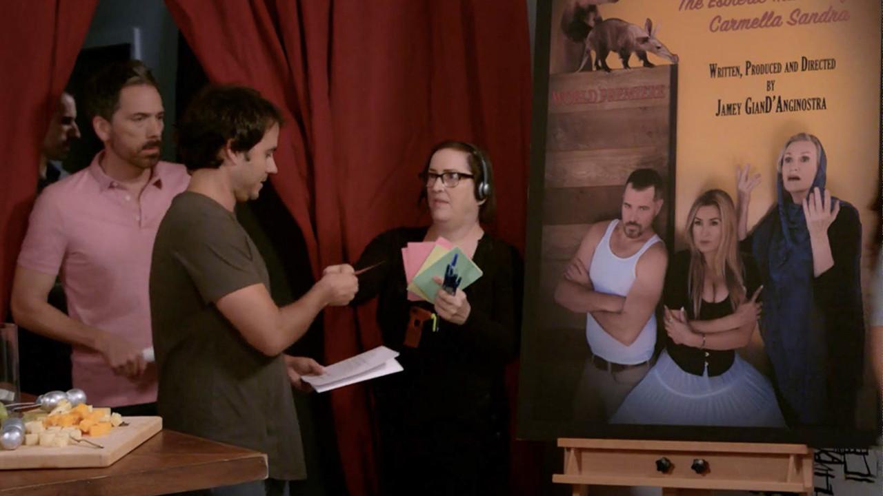 A Play backdrop