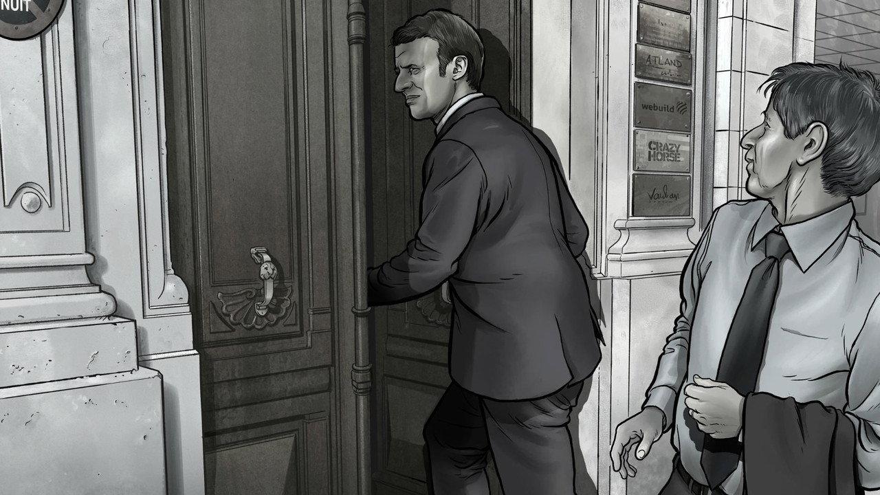 Emmanuel, un homme d'affaire à l'Élysée backdrop