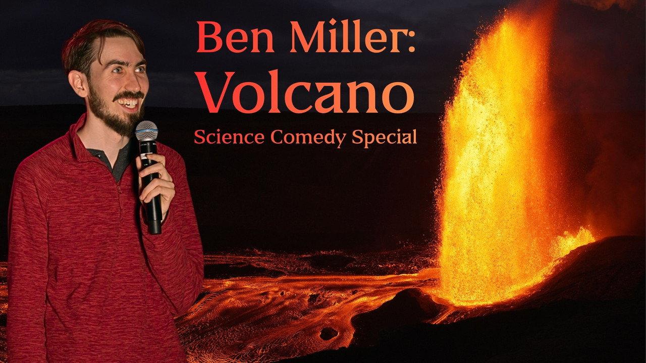 Ben Miller: Volcano backdrop