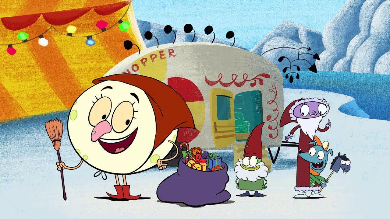 Let's Go Luna!: Luna's Christmas Around the World backdrop