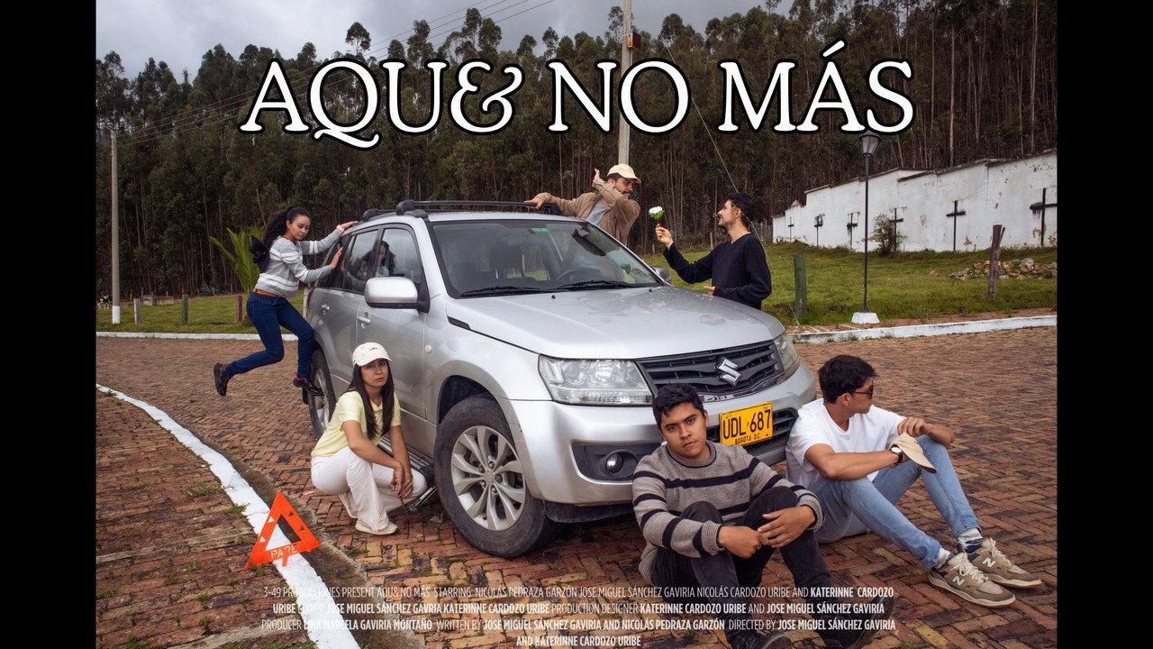 Aqu& No Más backdrop