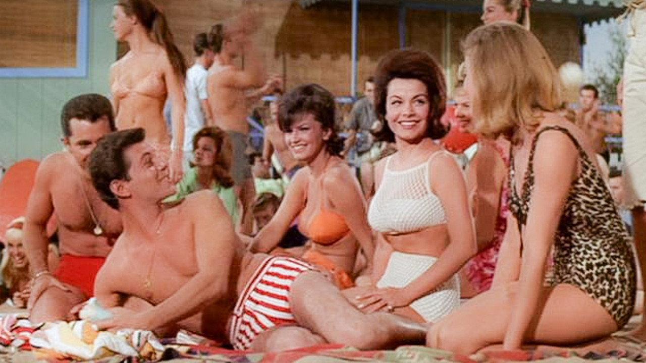 Muscle Beach Party backdrop