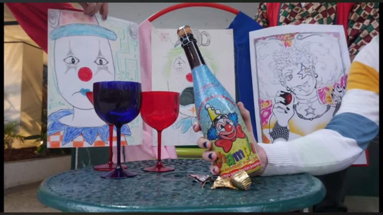 The Last Clowning backdrop