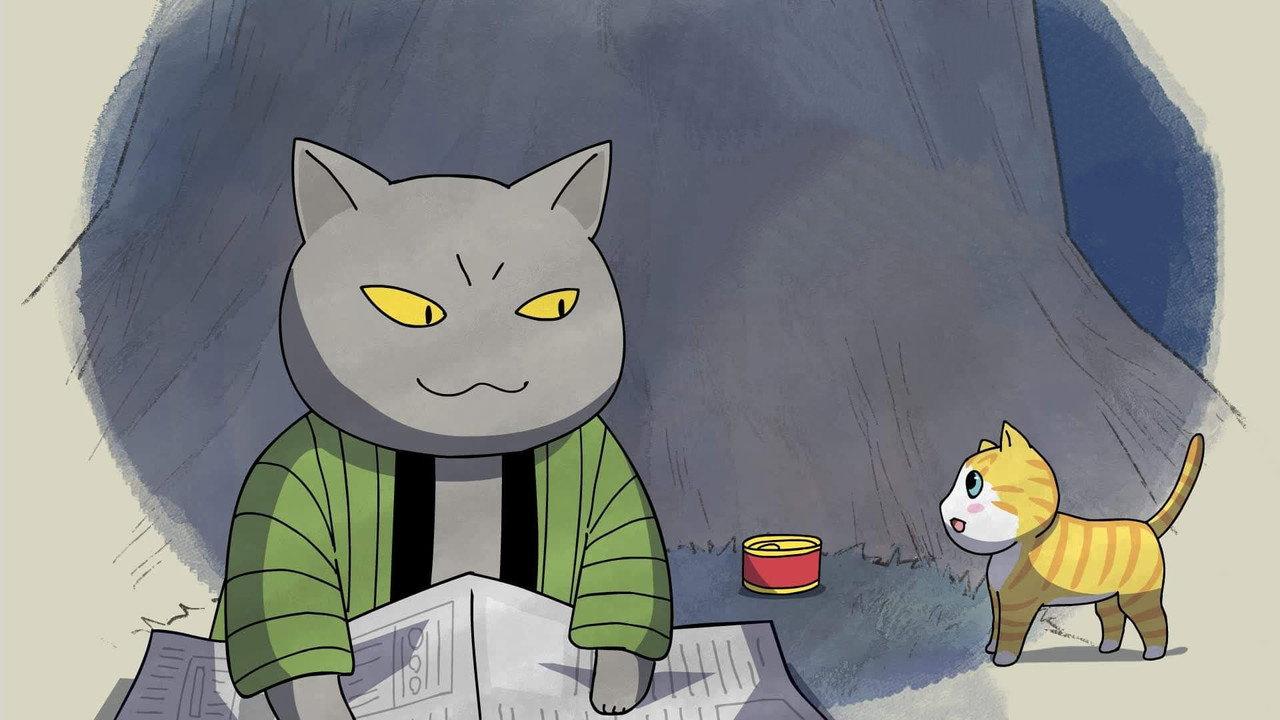Yomawari Neko backdrop