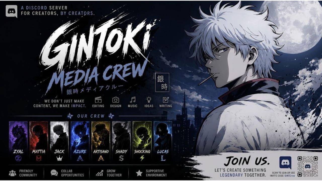 Gintoki Media Crew backdrop