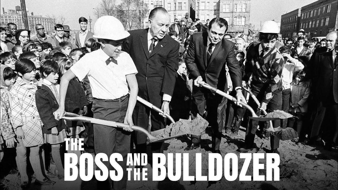 The Boss and the Bulldozer backdrop